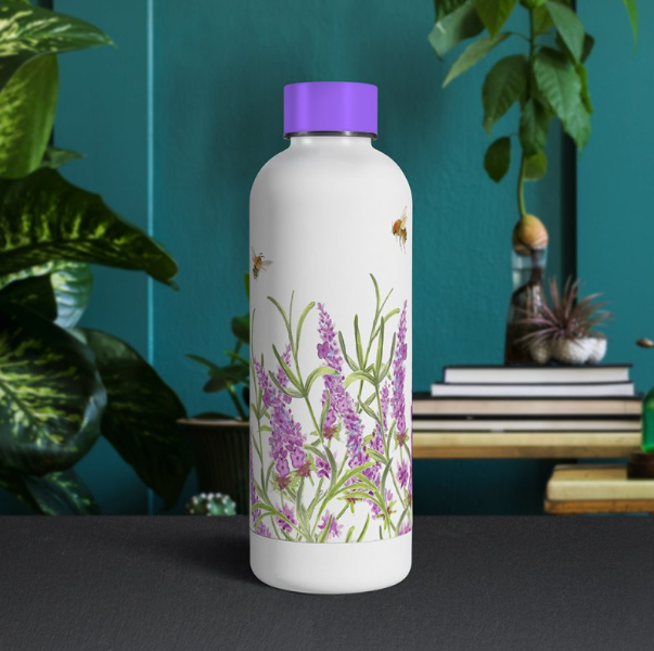 Bee-Tanical Drink Bottle - Lavender