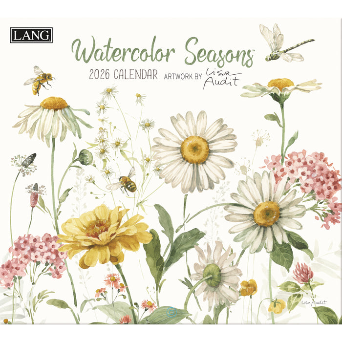 Calendar LANG 2026 - Watercolour Seasons