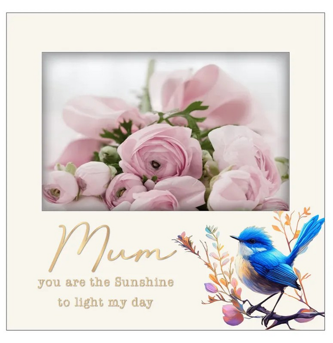 Mystical Blooms Epoxy Photo Frame - Mum