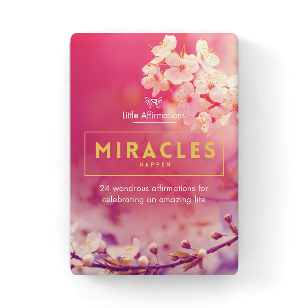 Miracles Happen - 24 Spriritual Affirmation Cards