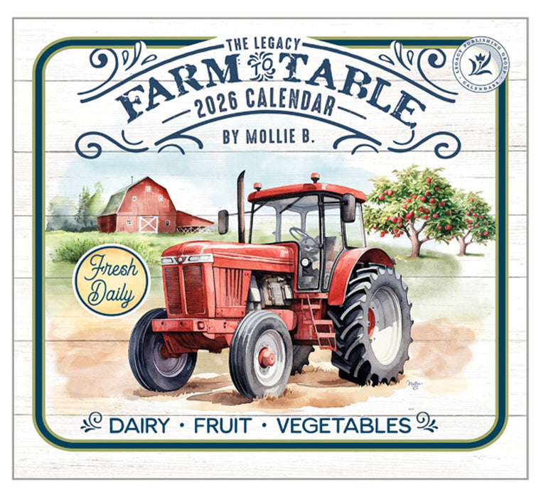 Calendar Legacy 2026 - Farm To Table