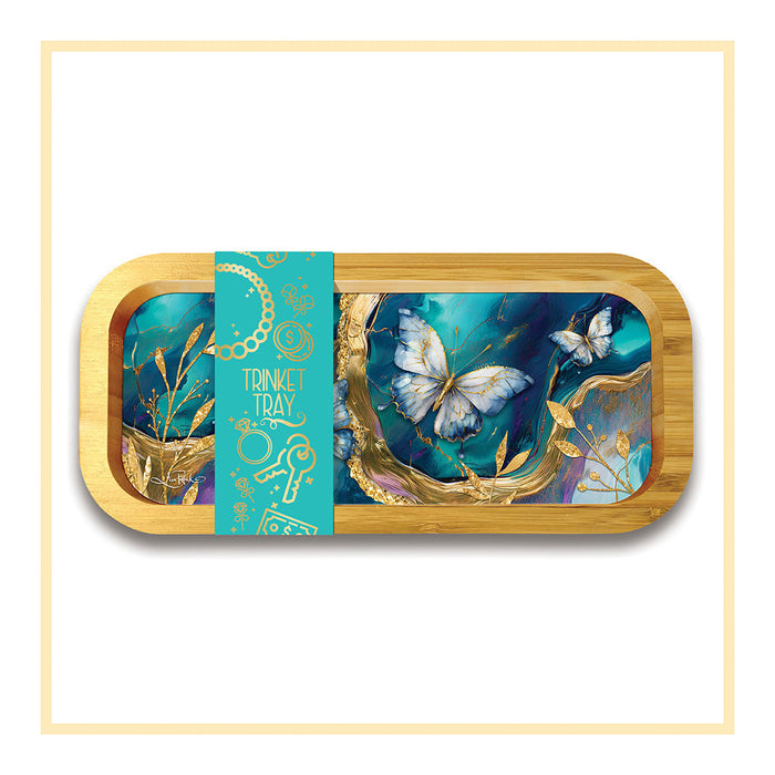 Trinket Tray - Tranquil Butterflies