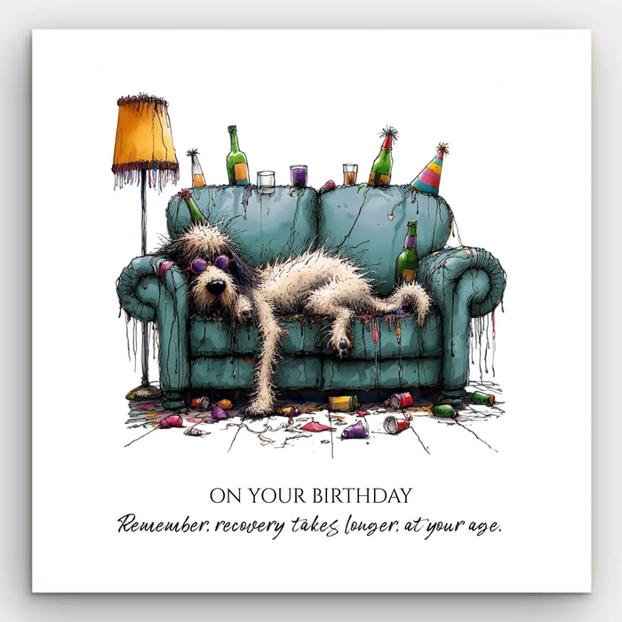 Happy Birthday - Recovery Card