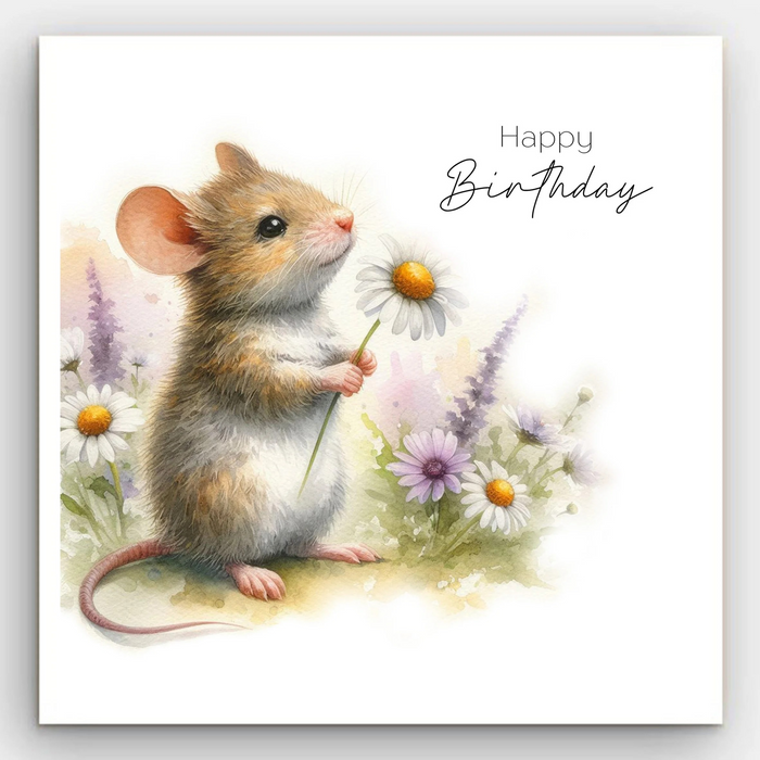Happy Birthday - Birthday Mouse Card