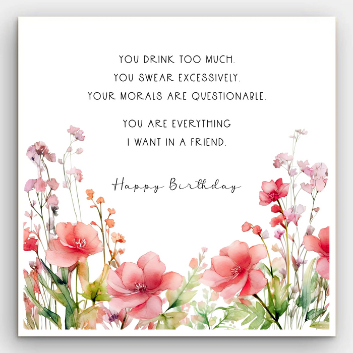 Happy Birthday - Friend Card