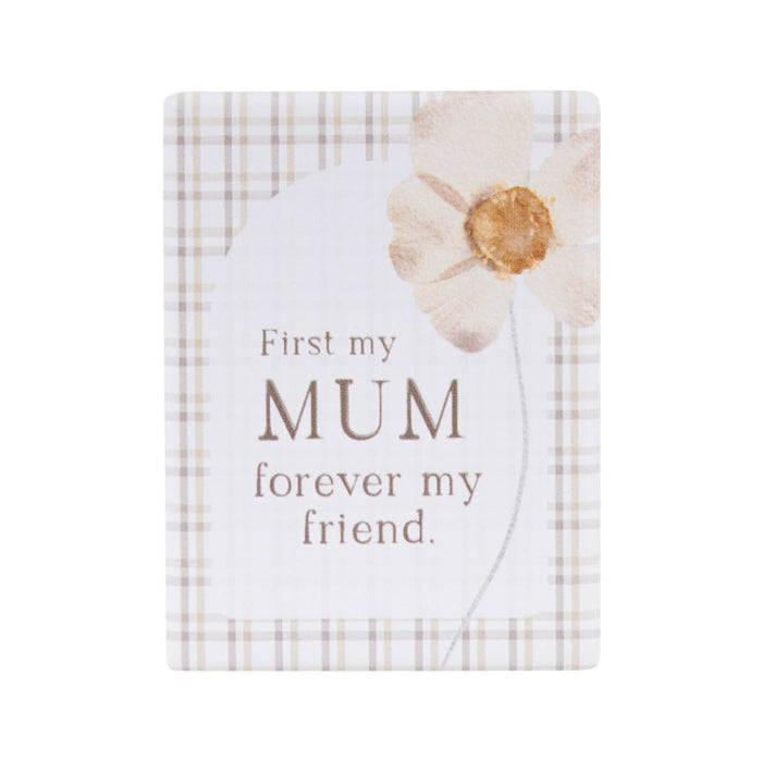 Rustic Meadow Mum Ceramic Magnet