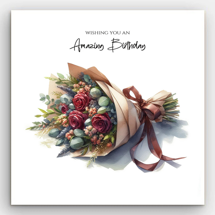 Happy Birthday - Bouquet Card