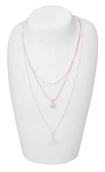 Equilibrium 3 Layered Necklaces - Asst Styles