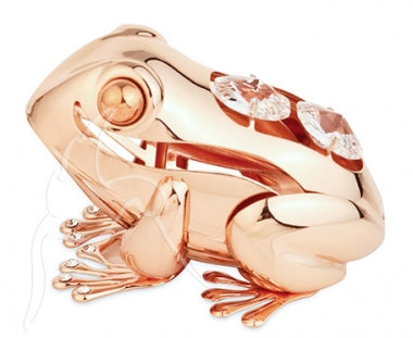 Crystocraft Lucky Frog - Rose Gold