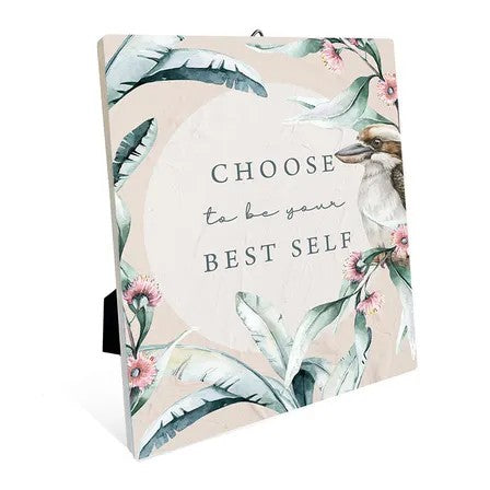 Fauna Ceramic Sentiment Plaque - Choose