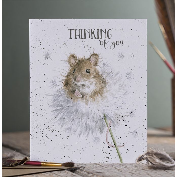 Wrendale Designs Card - Thinking of You 'Dandelion'