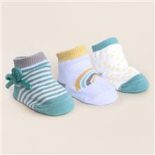 Adore-A-Baby 3 Piece Sock Set Green