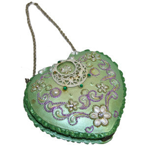 Heart Trinket Box - Green