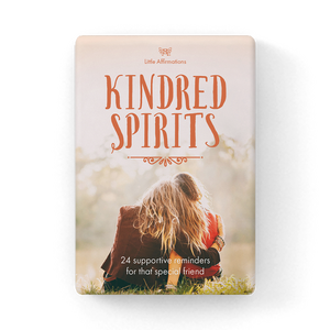 Kindred Spirits - 24 Affirmation Cards With Stand
