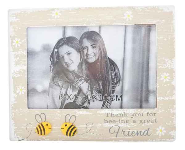 Bee Friend Picture Frame - 6x4"