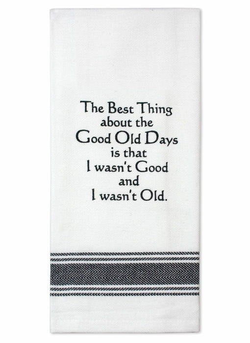 Good Old Days Tea Towel