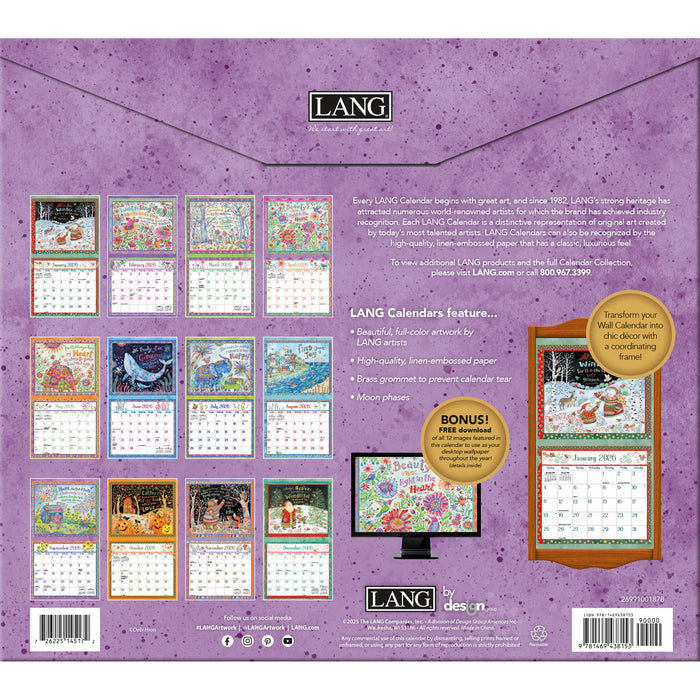Calendar LANG 2026 - Simple Inspirations