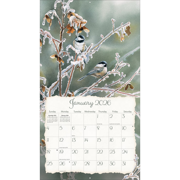 Calendar LANG 2026 - Songbirds