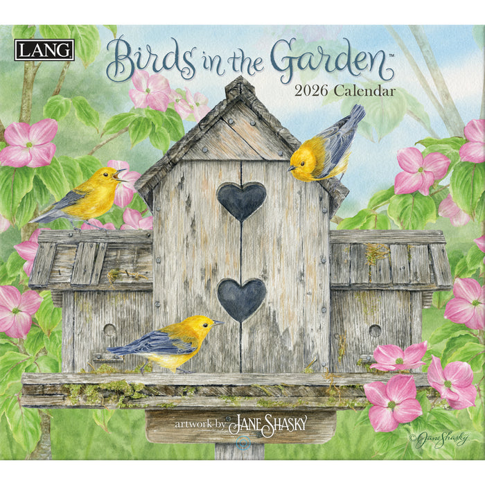 Calendar LANG 2026 - Birds In The Garden
