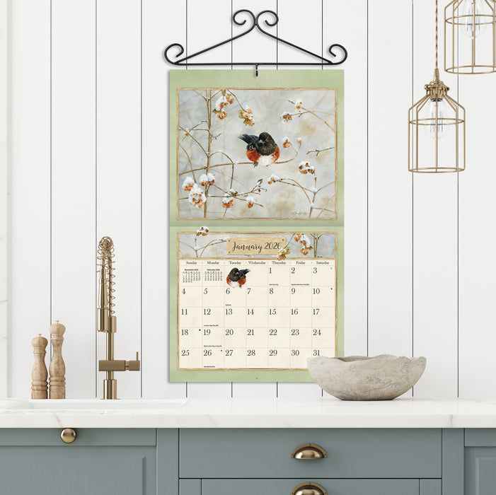 Calendar LANG 2026 - Birds In The Garden