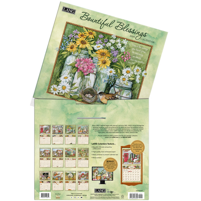 Calendar LANG 2026 - Bountiful Blessings