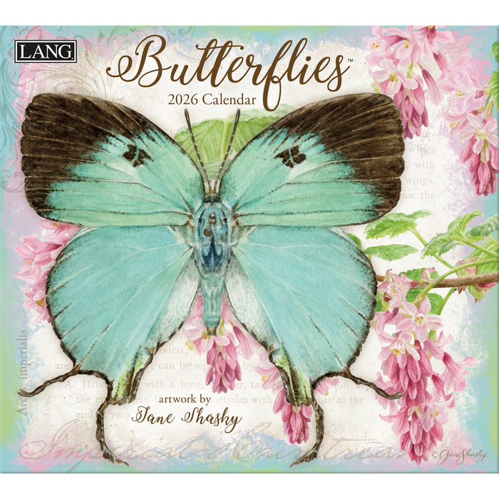 Calendar LANG 2026 - Butterflies