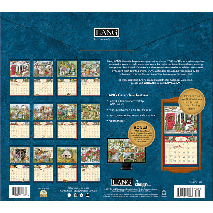 Calendar LANG 2026 - Heart & Home