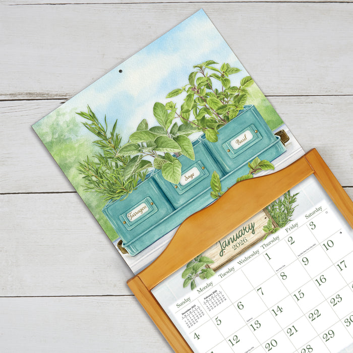Calendar LANG 2026 - Herb Garden
