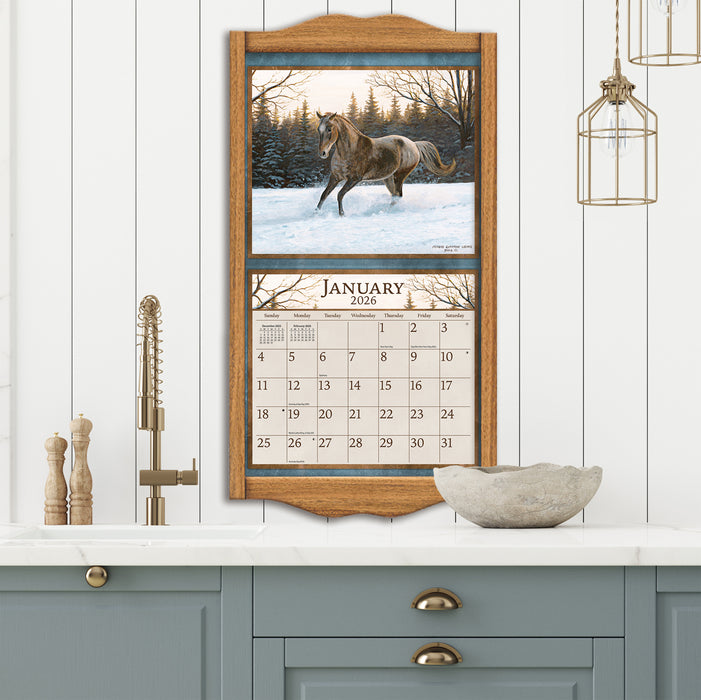 Calendar LANG 2026 - Horses In The Mist