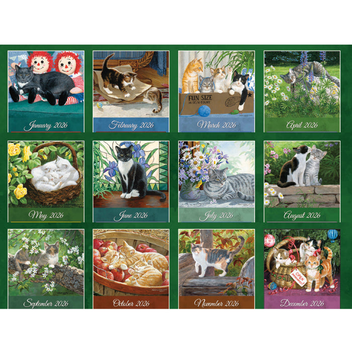 Calendar LANG 2026 - Love Of Cats