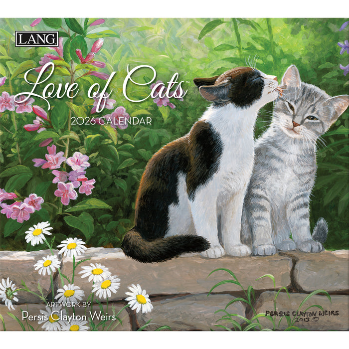 Calendar LANG 2026 - Love Of Cats
