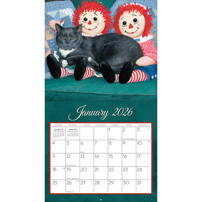 Calendar LANG 2026 - Love Of Cats