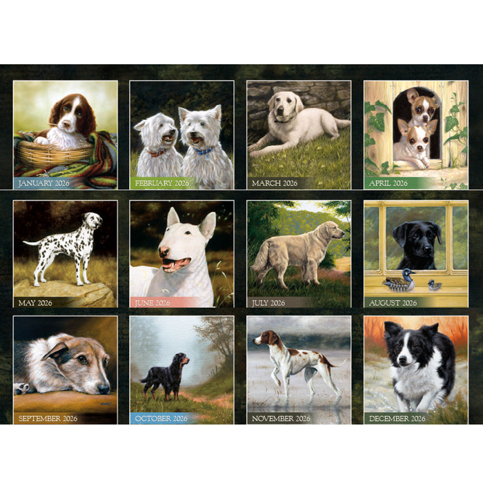 Calendar LANG 2026 - Love Of Dogs