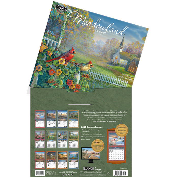 Calendar LANG 2026 - Meadowland