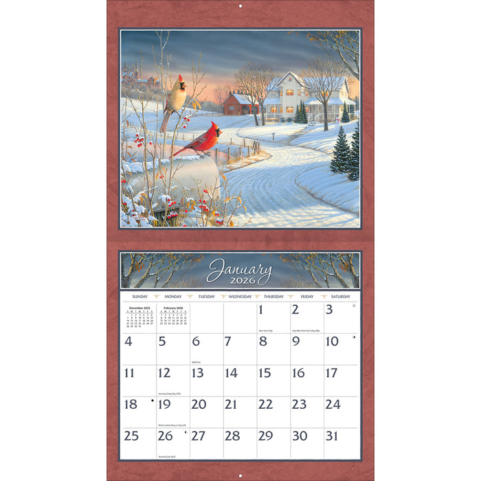Calendar LANG 2026 - Meadowland