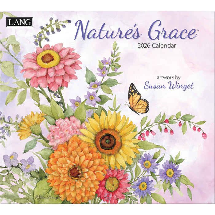 Calendar LANG 2026 - Nature's Grace