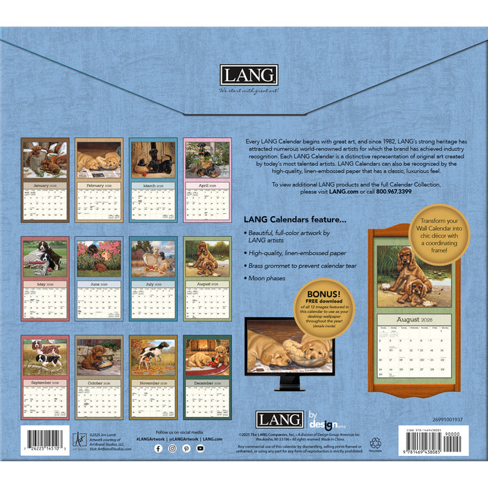 Calendar LANG 2026 - Puppy