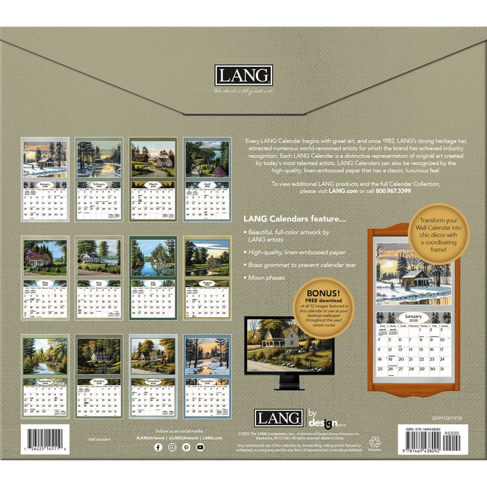Calendar LANG 2026 - Road Home