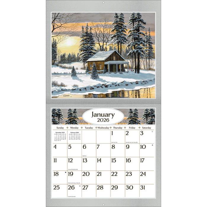 Calendar LANG 2026 - Road Home