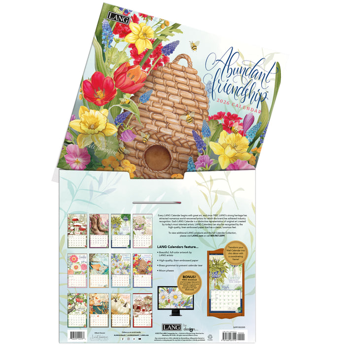 Calendar LANG 2026 - Abundant Friendship
