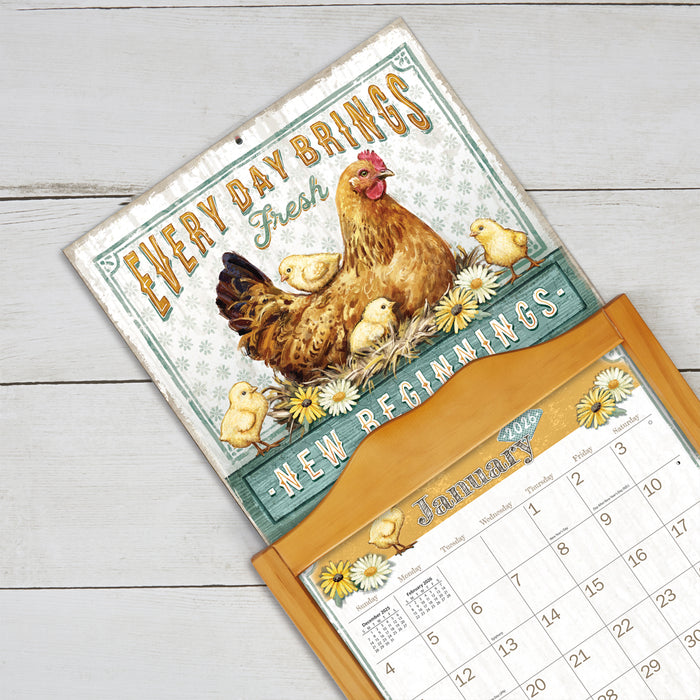 Calendar LANG 2026 - Farmhouse