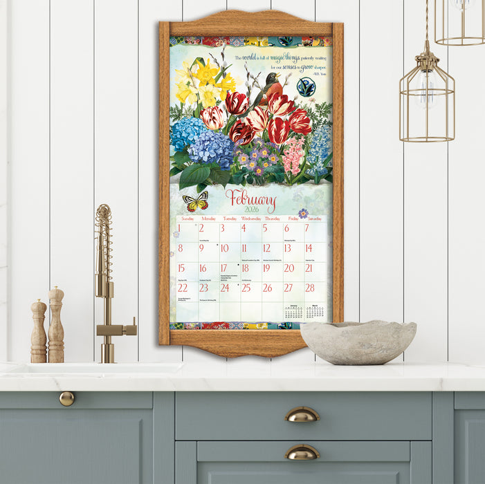 Calendar LANG 2026 - Garden Botanicals