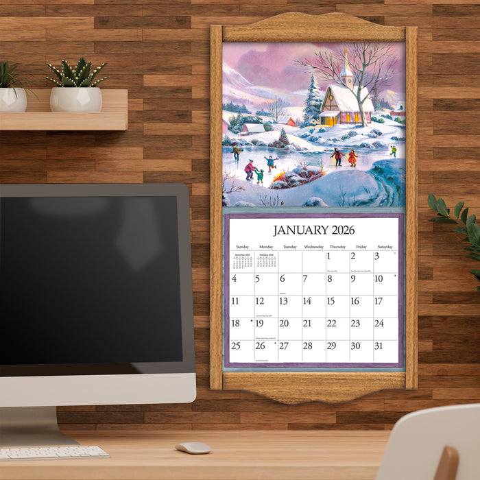 Calendar LANG 2026 - Simple Country