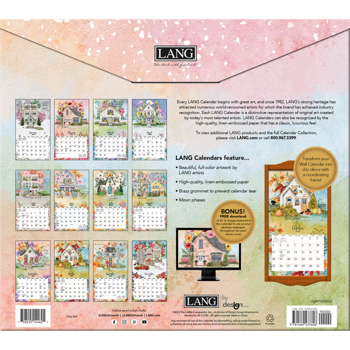 Calendar LANG 2026 - Bless This Home