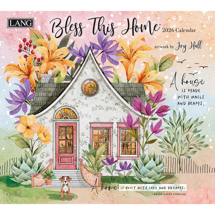 Calendar LANG 2026 - Bless This Home
