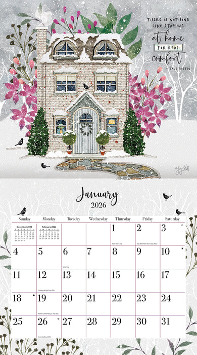 Calendar LANG 2026 - Bless This Home