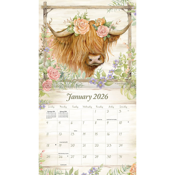 Calendar LANG 2026 - Rosewood Ranch