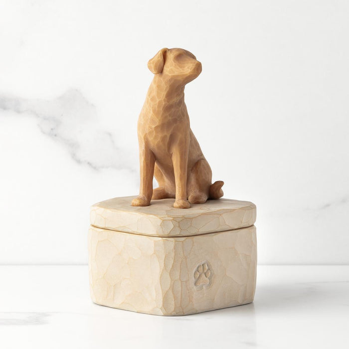 Willow Tree - Love My Dog (Golden) Keepsake Box