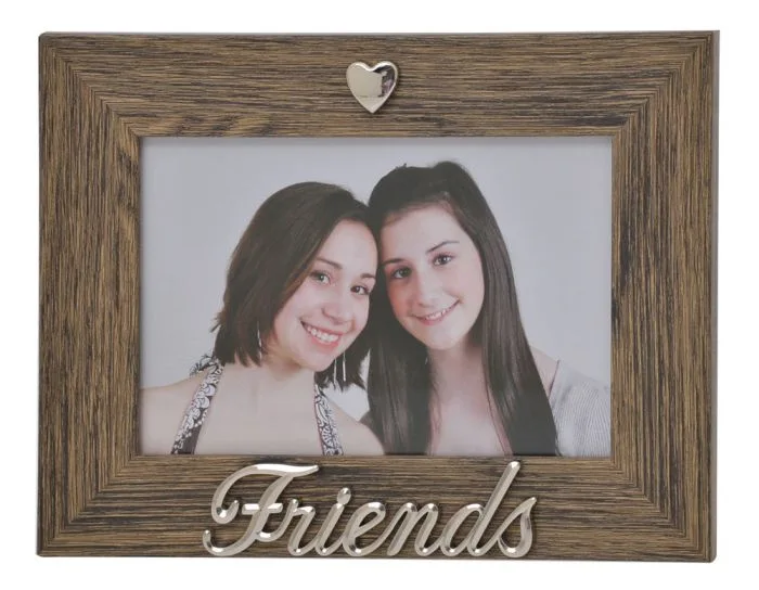 Silver Heart Frame - Friends
