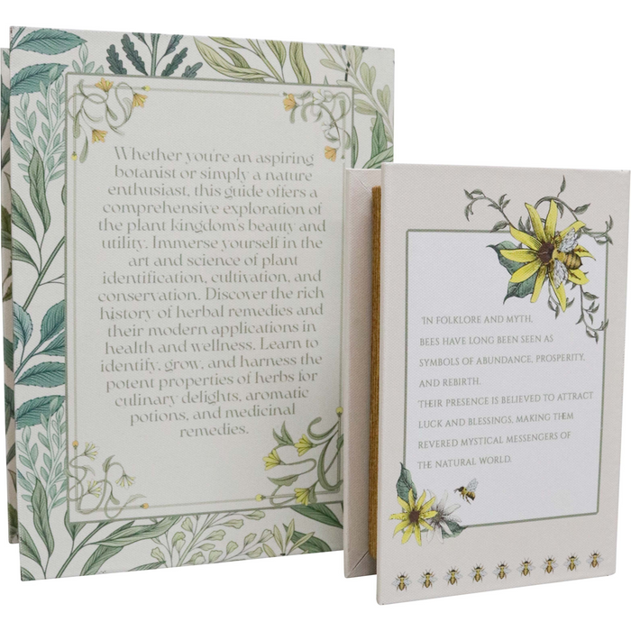 Botanical Bee Book Box (Asst)